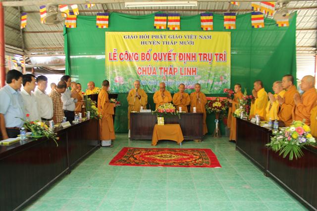 Đồng Tháp: Bổ Nhiệm Trụ Trì Chùa Tháp Linh
