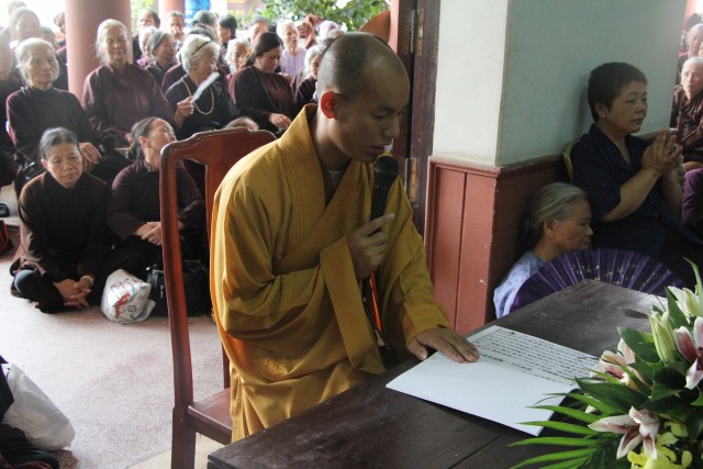 Thái Bình: Trường hạ chùa Thánh Long tổ chức lễ khai pháp