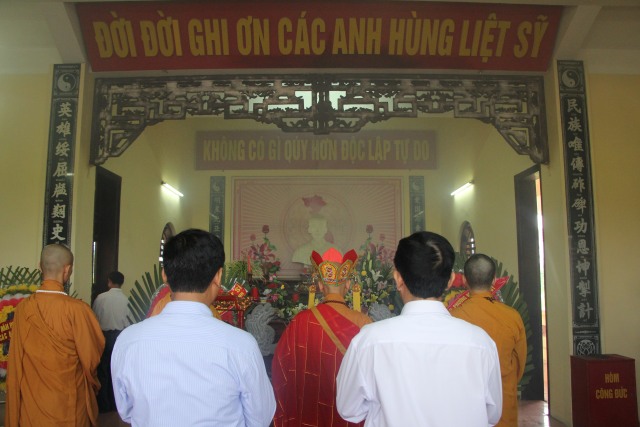 Thái Bình: Đại lễ cầu siêu anh linh các Anh hùng liệt sĩ tại chùa Từ Xuyên
