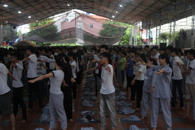 Thái Bình: Nhiều cảm xúc trong ngày tu thứ hai tại chùa Từ Xuyên