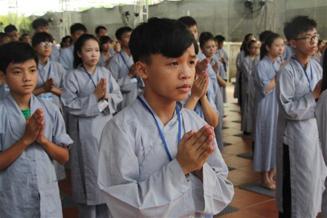 Thái Bình: Nhiều cảm xúc trong ngày tu thứ hai tại chùa Từ Xuyên