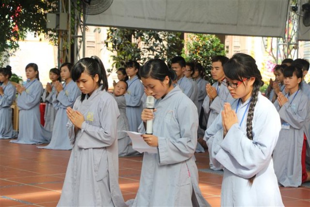 Thái Bình: Nhiều cảm xúc trong ngày tu thứ hai tại chùa Từ Xuyên