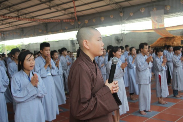 Thái Bình: Nhiều cảm xúc trong ngày tu thứ hai tại chùa Từ Xuyên