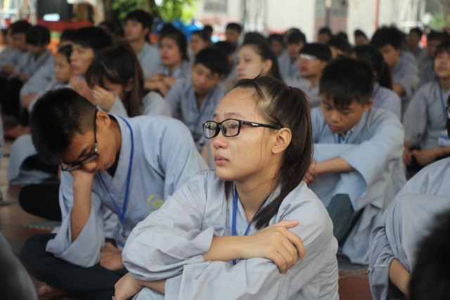 Thái Bình: Nhiều cảm xúc trong ngày tu thứ hai tại chùa Từ Xuyên