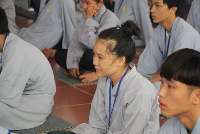 Thái Bình: Nhiều cảm xúc trong ngày tu thứ hai tại chùa Từ Xuyên