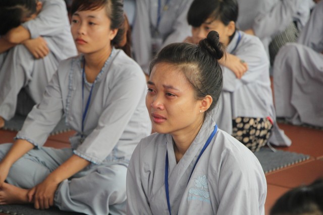 Thái Bình: Nhiều cảm xúc trong ngày tu thứ hai tại chùa Từ Xuyên