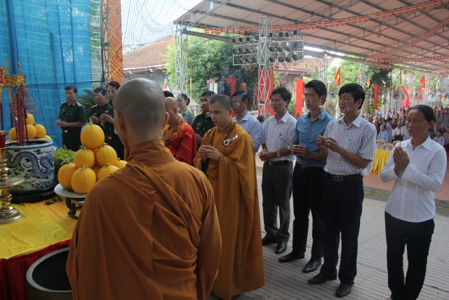 Thái Bình: Đại lễ cầu siêu anh linh các Anh hùng liệt sĩ tại chùa Từ Xuyên