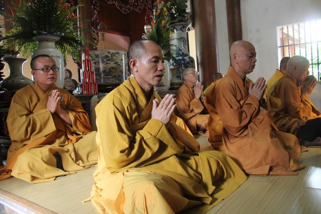 Thái Bình: Trường hạ chùa Quan Âm tổ chức lễ khai pháp