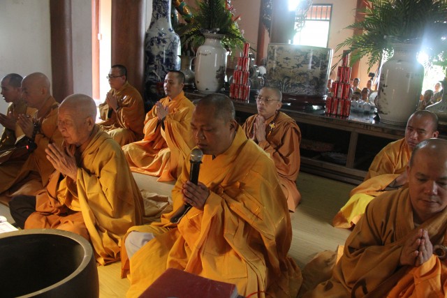 Thái Bình: Trường hạ chùa Quan Âm tổ chức lễ khai pháp