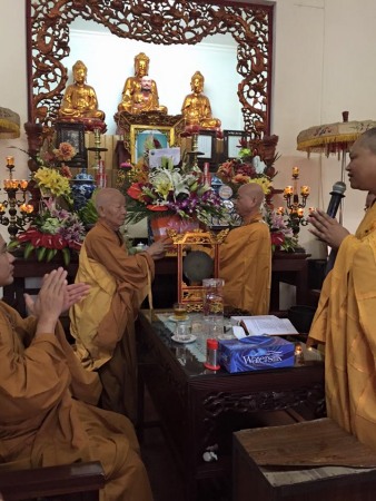 Thái Bình: Trường hạ chùa Quan Âm tổ chức lễ khai pháp