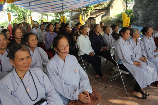 Thái Bình: Chùa Đồng Tiến (Hồng An, Hưng Hà) tổ chức lễ quy y Tam Bảo