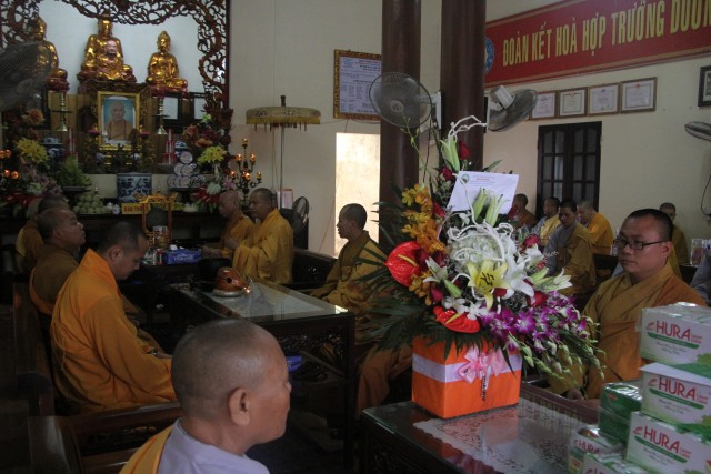 Thái Bình: Trường hạ chùa Quan Âm tổ chức lễ khai pháp