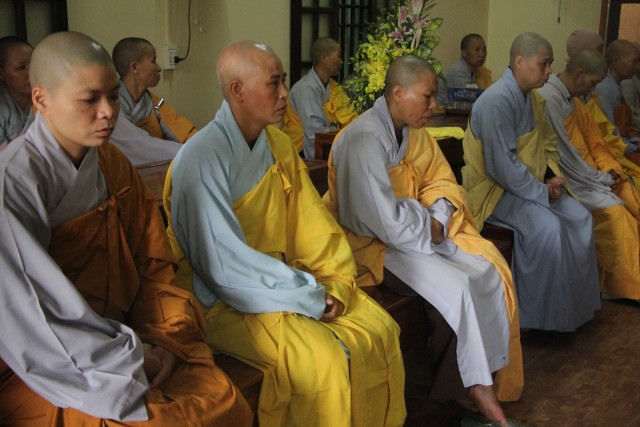 Thái Bình: Trường hạ chùa Quan Âm tổ chức lễ khai pháp
