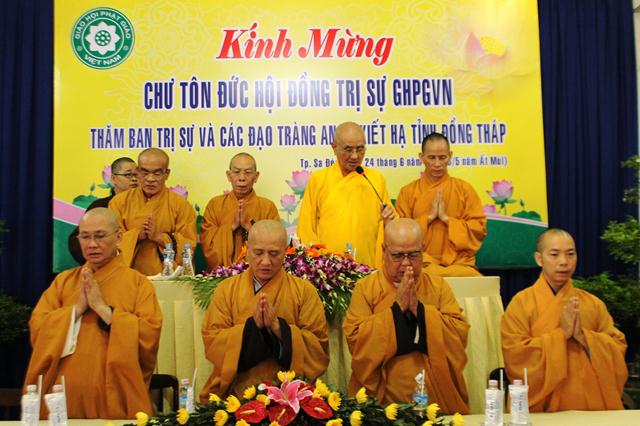 Đồng Tháp: HĐTS GHPGVN Thăm BTS và Các Đạo Tràng An Cư Tỉnh Đồng Tháp