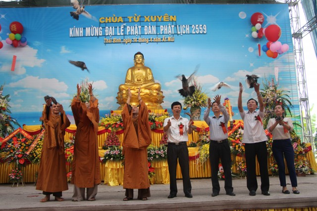 Thái Bình: BTS Phật giáo huyện Kiến Xương tổ chức Đại lễ Phật đản