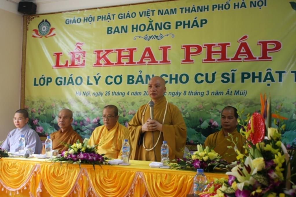 Hà Nội: Khai giảng lớp giáo lý Chùa Tăng Phúc