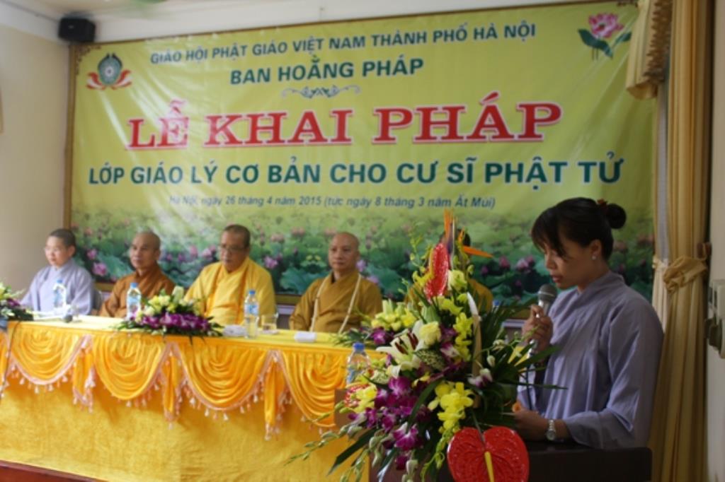 Hà Nội: Khai giảng lớp giáo lý Chùa Tăng Phúc