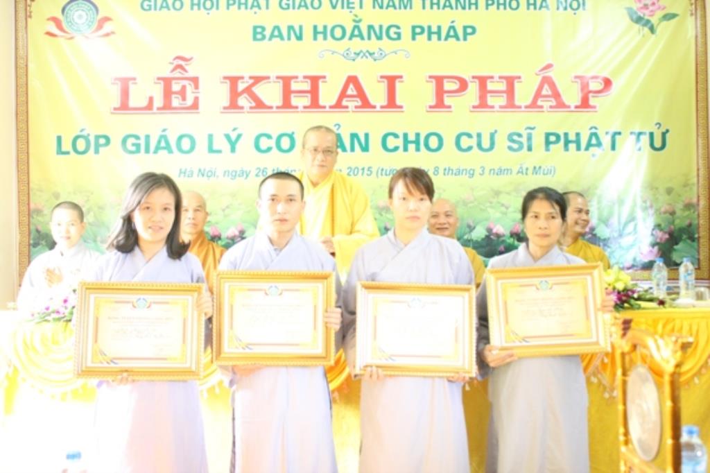 Hà Nội: Khai giảng lớp giáo lý Chùa Tăng Phúc