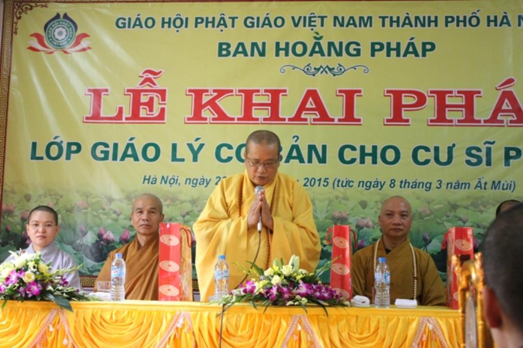 Hà Nội: Khai giảng lớp giáo lý Chùa Tăng Phúc