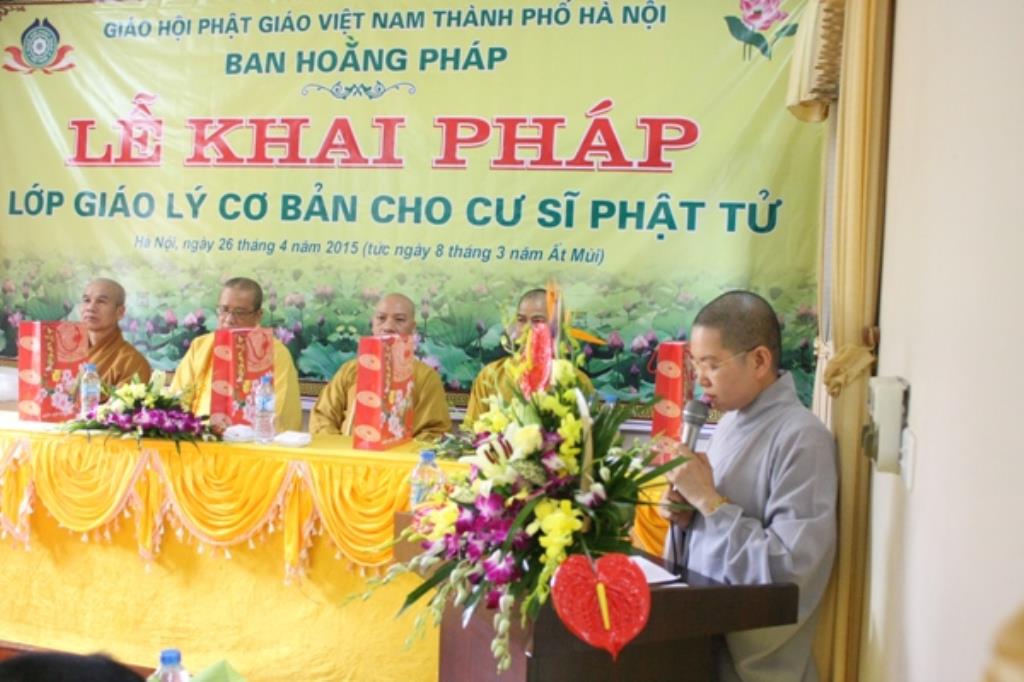 Hà Nội: Khai giảng lớp giáo lý Chùa Tăng Phúc