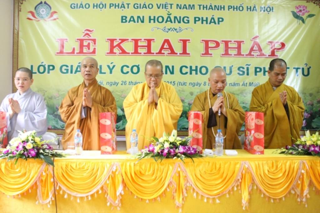 Hà Nội: Khai giảng lớp giáo lý Chùa Tăng Phúc