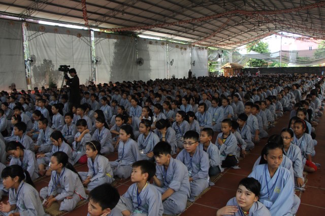 Thái Bình: Khóa tu “Nụ thương sen hồng” lần thứ ba tại chùa Từ Xuyên