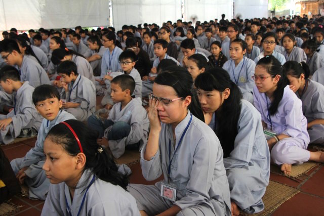 Thái Bình: Khóa tu “Nụ thương sen hồng” lần thứ ba tại chùa Từ Xuyên