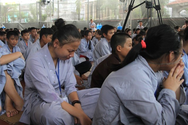 Thái Bình: Khóa tu “Nụ thương sen hồng” lần thứ ba tại chùa Từ Xuyên