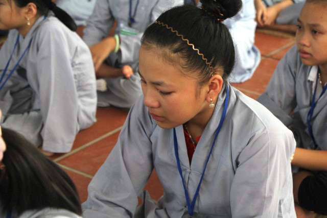 Thái Bình: Khóa tu “Nụ thương sen hồng” lần thứ ba tại chùa Từ Xuyên