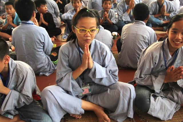 Thái Bình: Khóa tu “Nụ thương sen hồng” lần thứ ba tại chùa Từ Xuyên