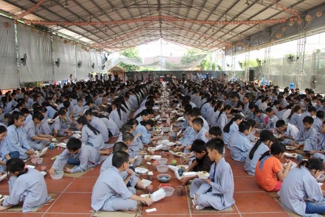 Thái Bình: Khóa tu “Nụ thương sen hồng” lần thứ ba tại chùa Từ Xuyên