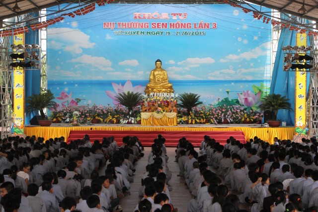 Thái Bình: Khóa tu “Nụ thương sen hồng” lần thứ ba tại chùa Từ Xuyên