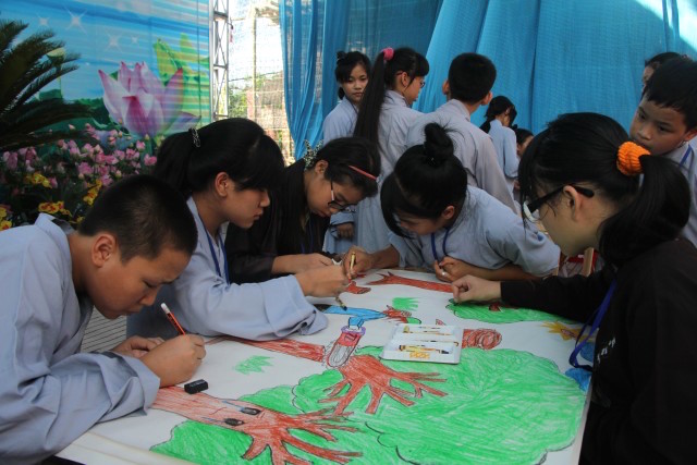 Thái Bình: Khóa tu “Nụ thương sen hồng” lần thứ ba tại chùa Từ Xuyên