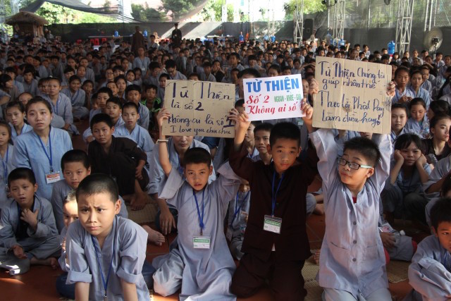 Thái Bình: Khóa tu “Nụ thương sen hồng” lần thứ ba tại chùa Từ Xuyên