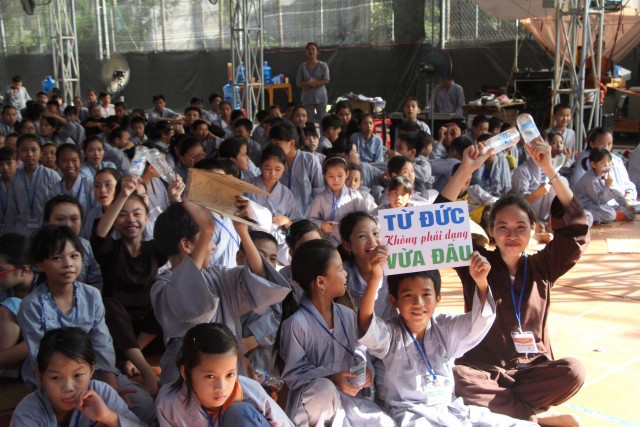 Thái Bình: Khóa tu “Nụ thương sen hồng” lần thứ ba tại chùa Từ Xuyên