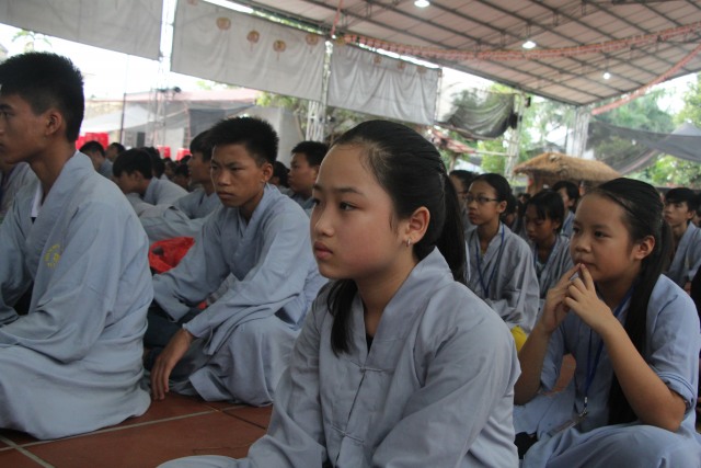 Thái Bình: Khóa tu sen hồng chùa Từ Xuyên (ngày thứ ba)