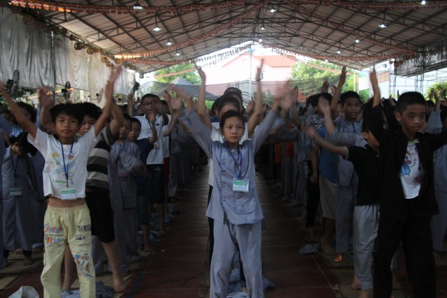 Thái Bình: Khóa tu sen hồng chùa Từ Xuyên (ngày thứ ba)