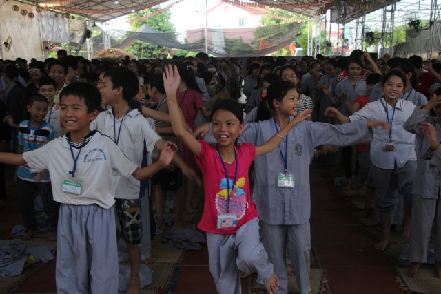 Thái Bình: Khóa tu sen hồng chùa Từ Xuyên (ngày thứ ba)