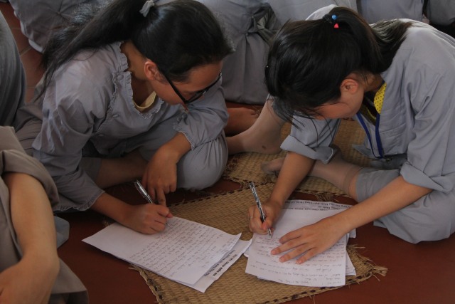 Thái Bình: Khóa tu sen hồng chùa Từ Xuyên (ngày thứ ba)