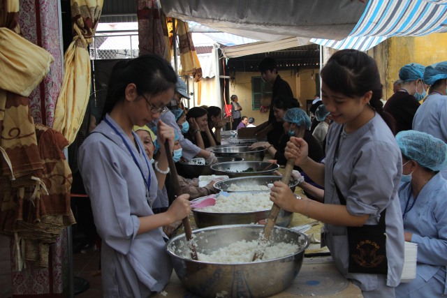 Thái Bình: Khóa tu sen hồng chùa Từ Xuyên (ngày thứ ba)