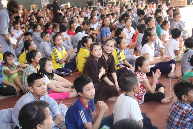 Thái Bình: Khóa tu sen hồng chùa Từ Xuyên (ngày thứ ba)