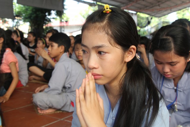 Thái Bình: Khóa tu sen hồng chùa Từ Xuyên (ngày thứ ba)