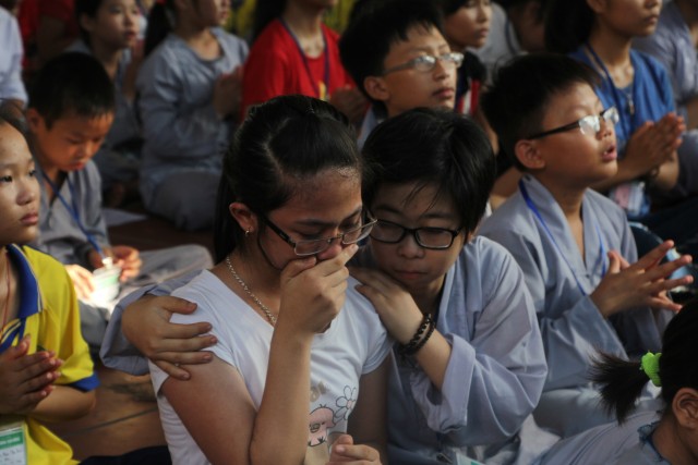 Thái Bình: Khóa tu sen hồng chùa Từ Xuyên (ngày thứ ba)