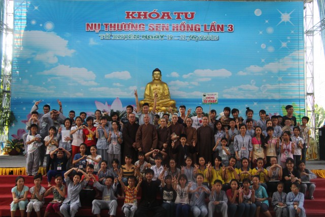 Thái Bình: Khóa tu sen hồng chùa Từ Xuyên (ngày thứ ba)
