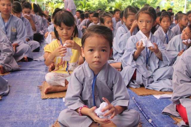 Thái Bình: Chùa Hoằng Văn lần đầu tiên tổ chức khóa tu mùa hè