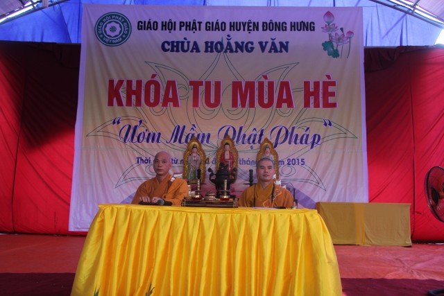 Thái Bình: Chùa Hoằng Văn lần đầu tiên tổ chức khóa tu mùa hè