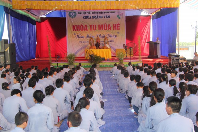 Thái Bình: Chùa Hoằng Văn lần đầu tiên tổ chức khóa tu mùa hè