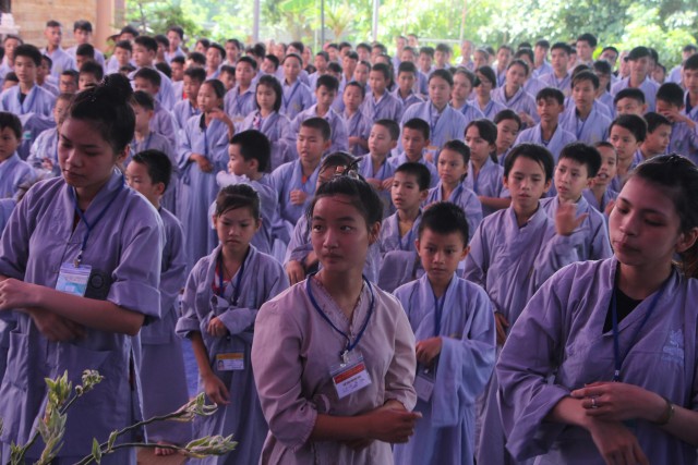Thái Bình: Chùa Hoằng Văn lần đầu tiên tổ chức khóa tu mùa hè