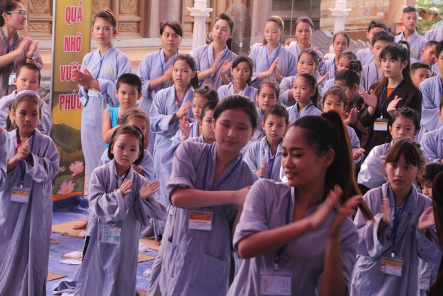 Thái Bình: Chùa Hoằng Văn lần đầu tiên tổ chức khóa tu mùa hè