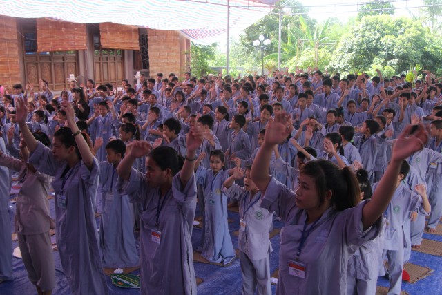 Thái Bình: Chùa Hoằng Văn lần đầu tiên tổ chức khóa tu mùa hè